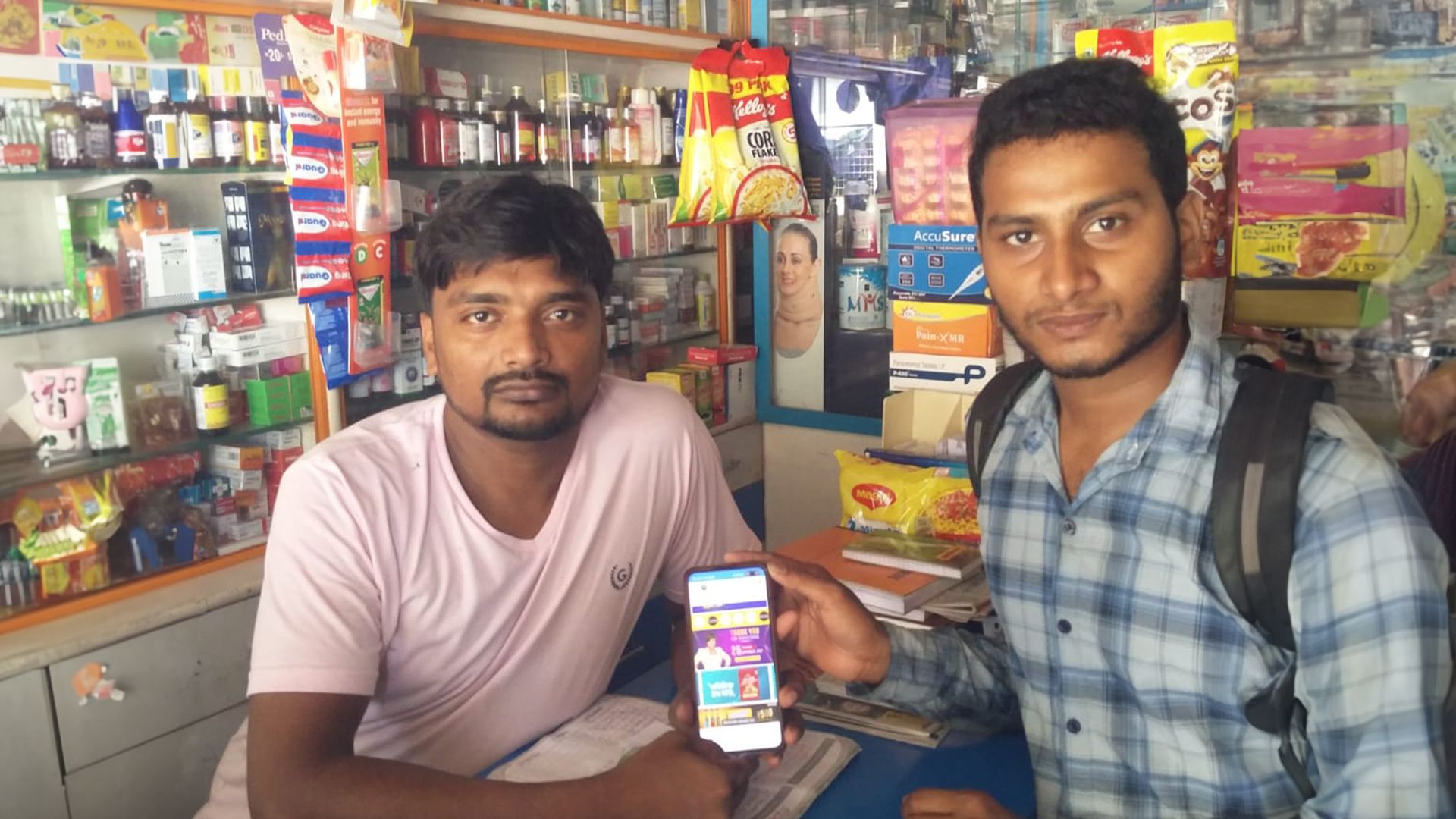 Two HUL retailers using HUL's flagship Shikhar app win their shop.