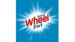 Active Wheel 2 in 1 logo with blue background