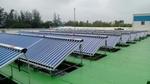 Solar panels at our factory in Amli, India