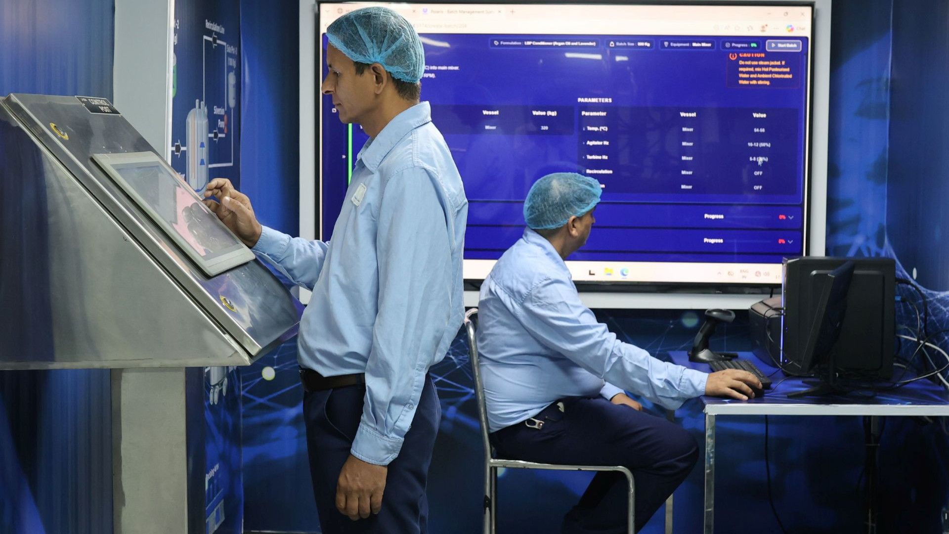 AI-enabled intelligent mixing systems in action at HUL’s Haridwar factory.