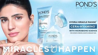 Pond's Hydra Miracle range with Cera-Hyamino for smooth, resilient skin.