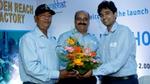 Kolkata team receiving flower