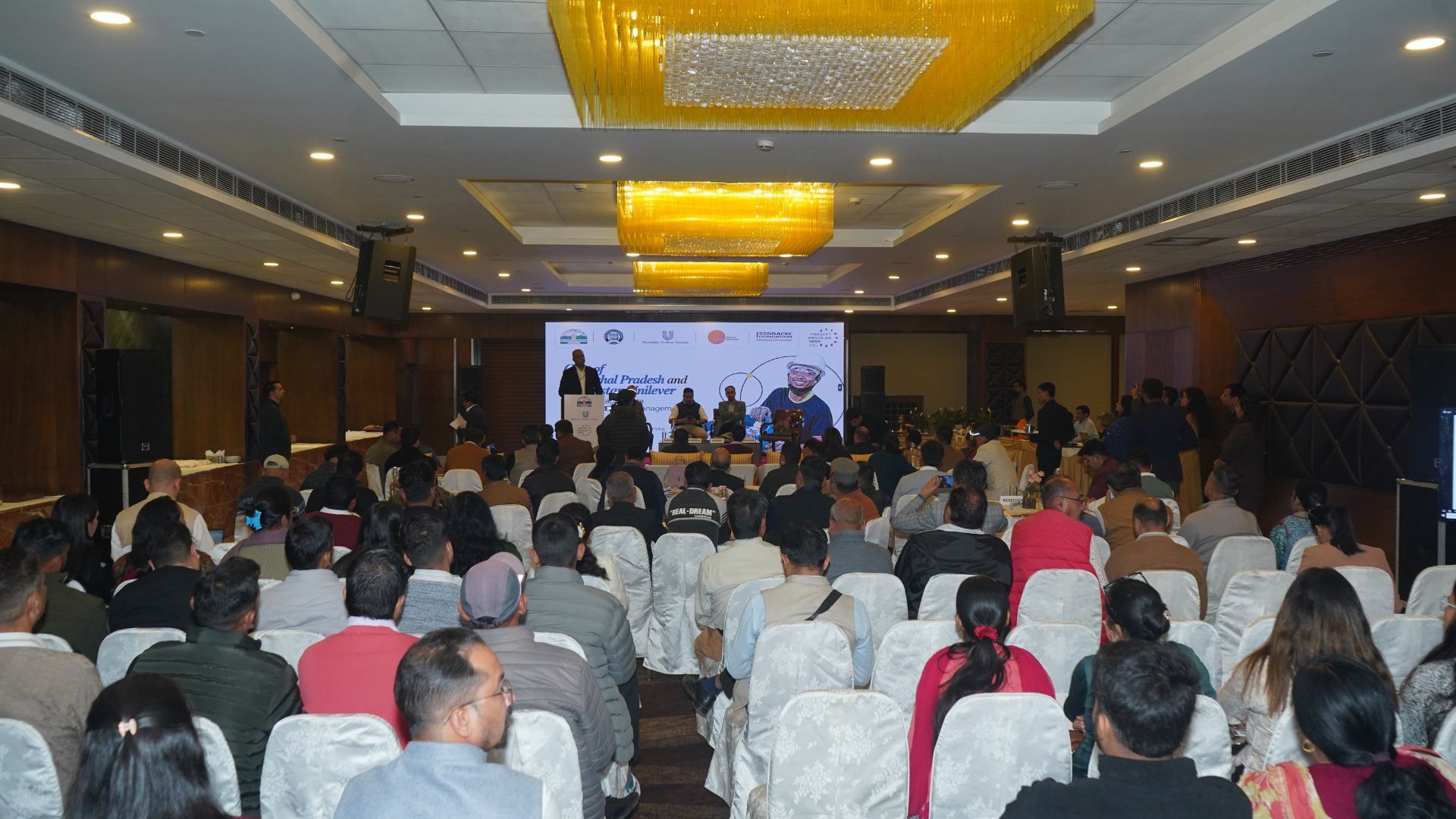 Audience at HUL's Project Circular Bharat and Himachal Pradesh Government collaboration event on effective municipal waste management.
