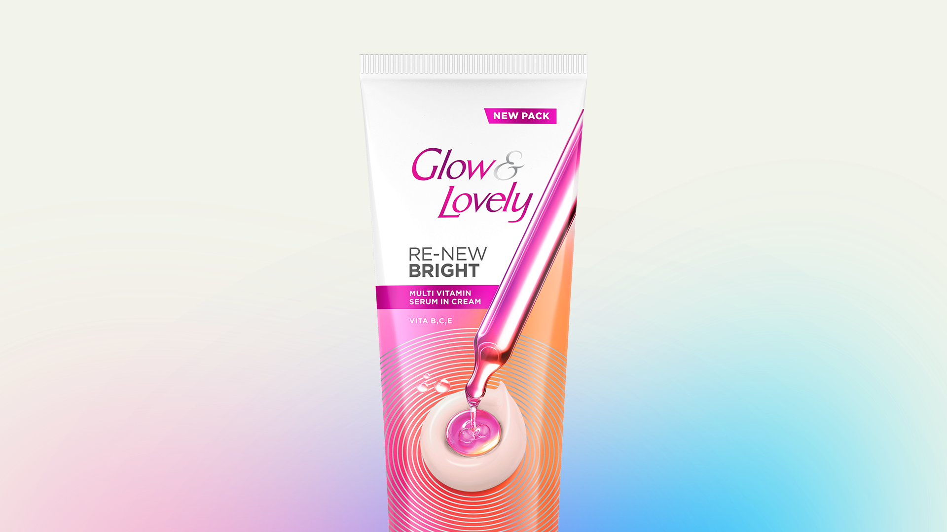 Glow & Lovely packaging.