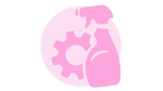 Sourcing and manufacturing products icon