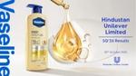Hindustan Unilever SQ’26 results cover featuring a bottle of Vaseline Deep Moisture lotion.