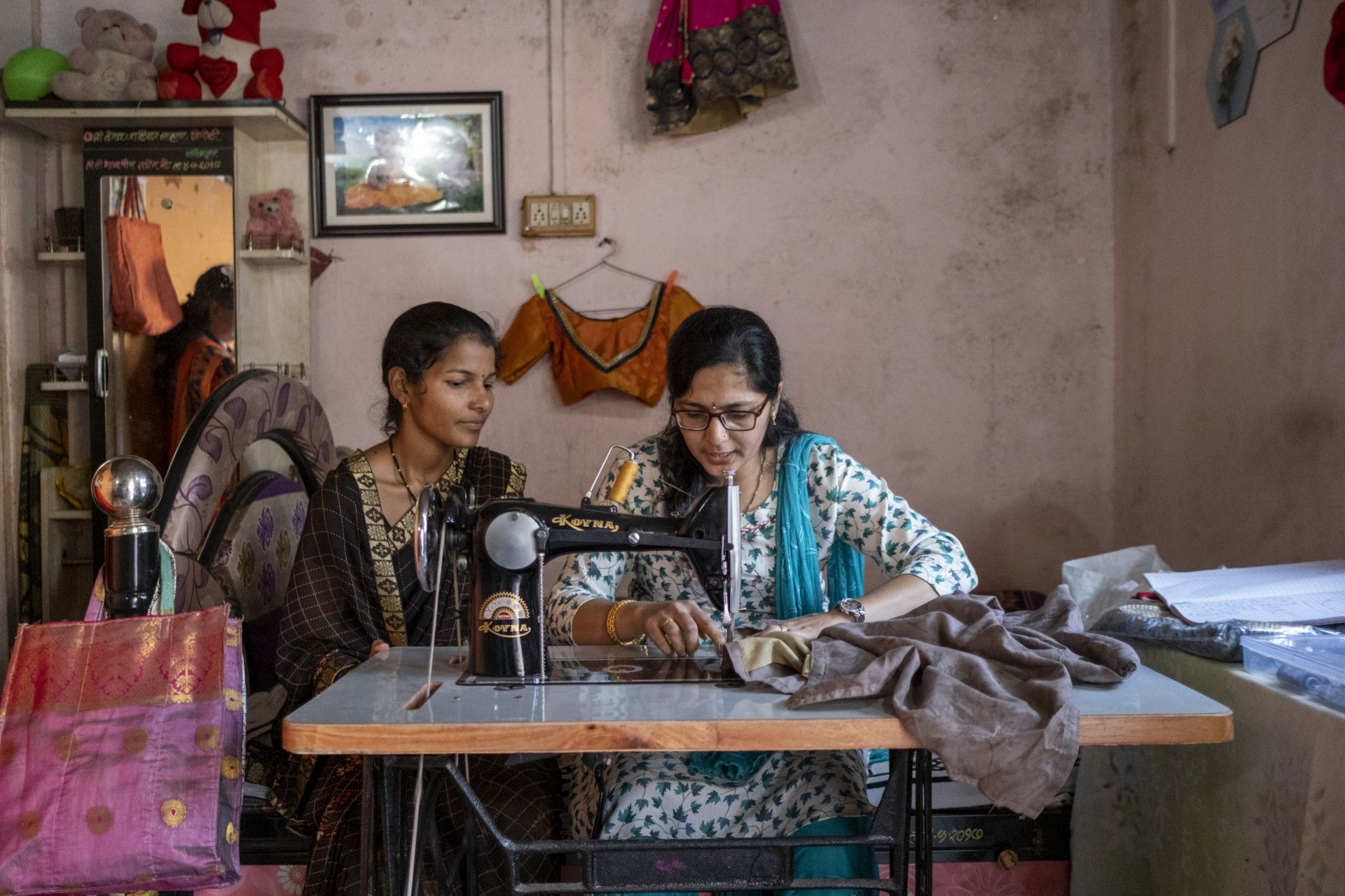 An image of women training as part of the TRANSFORM project