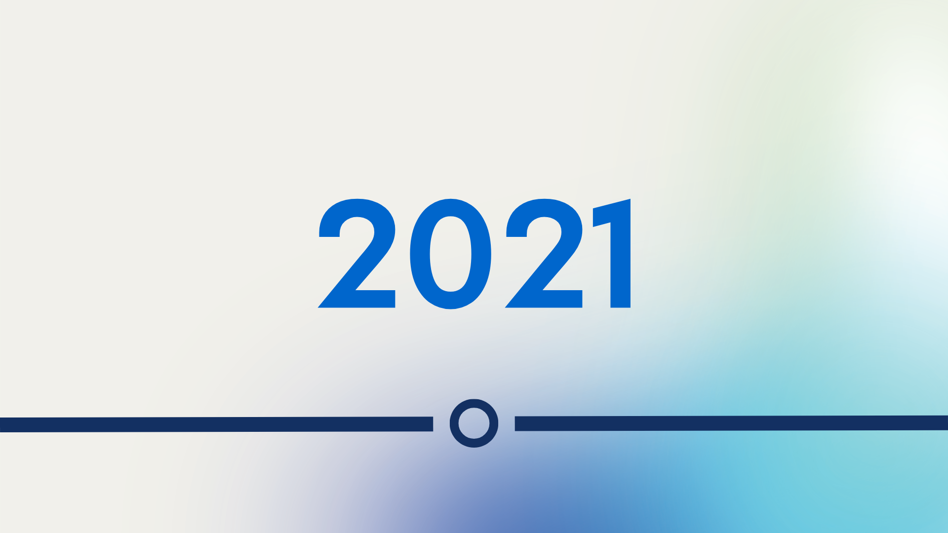 Timeline image with the text 2021