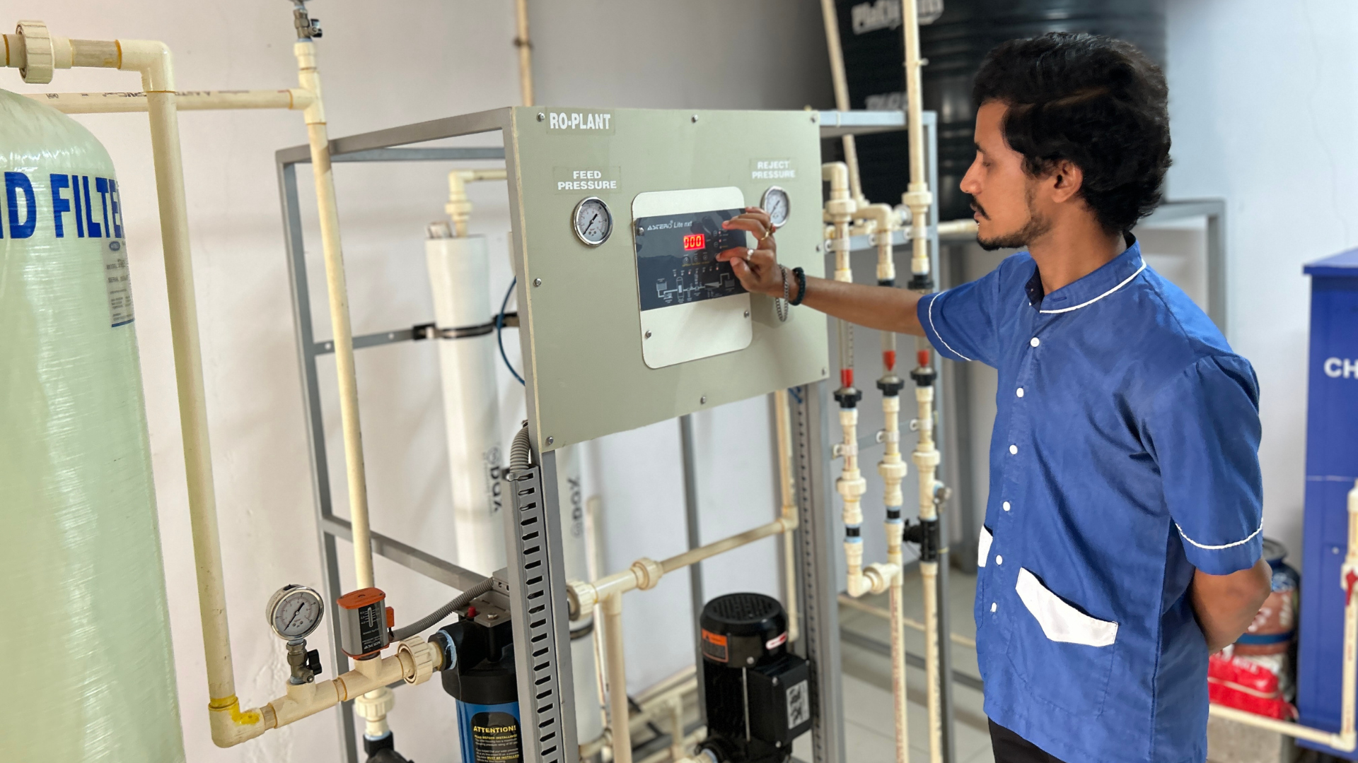 Waste water recycling facility at HUL Suvidha Centre 