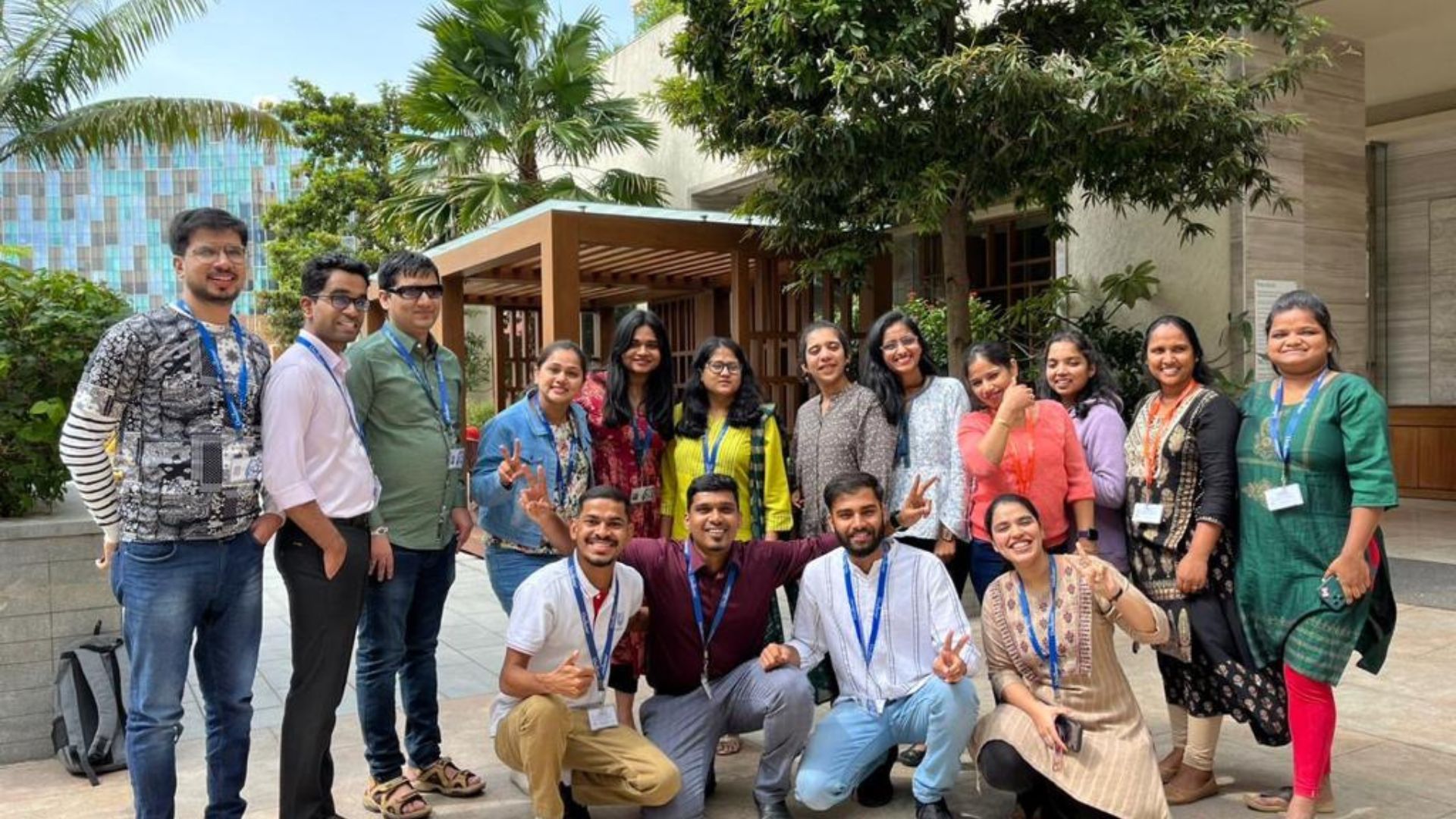 A group of HUL's interns under the programme SAKSHAM