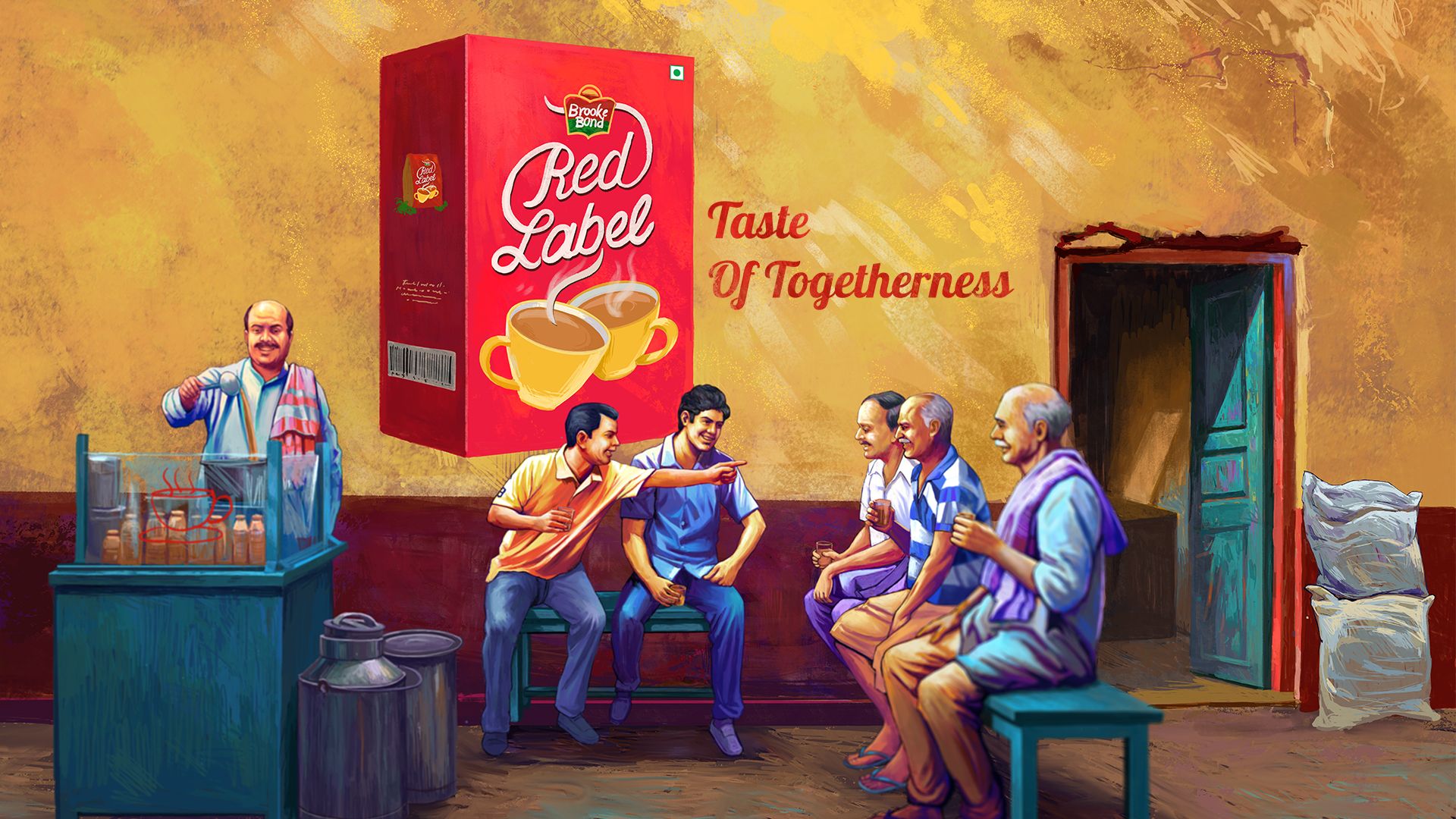 Brooke bond red label Taste of togetherness 
