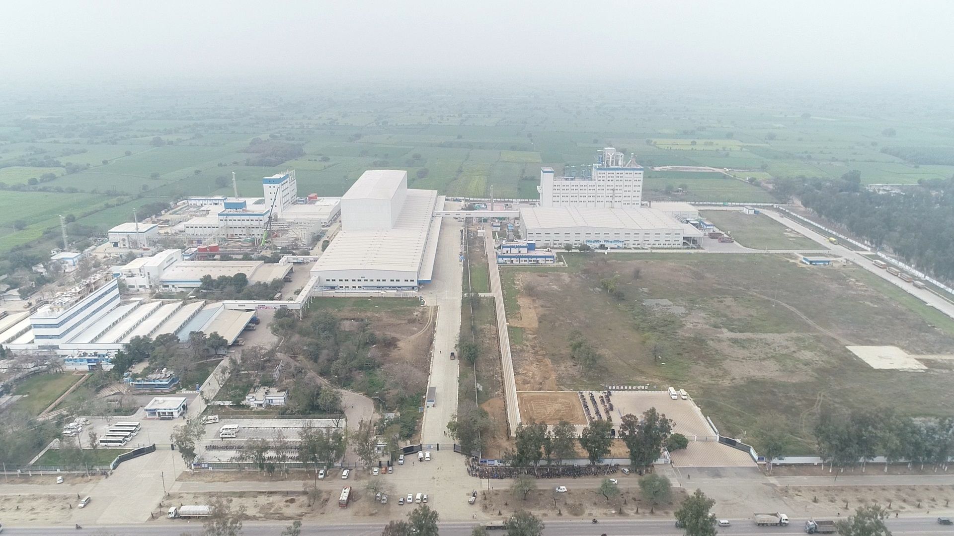 Ariel view of HUL’s factory in Sumerpur, India