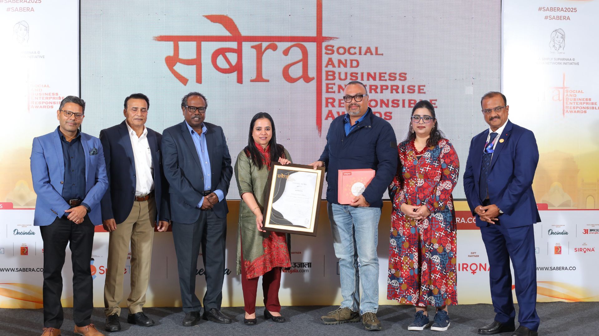 SABERA Award group picture.