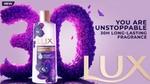 KV of LUX Magical Orchid bodywash with text 'you are unstoppable. 30H long lasting fragrance.