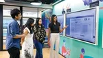 A group of employees at the Hindustan Unilever Limited Head Office in Mumbai