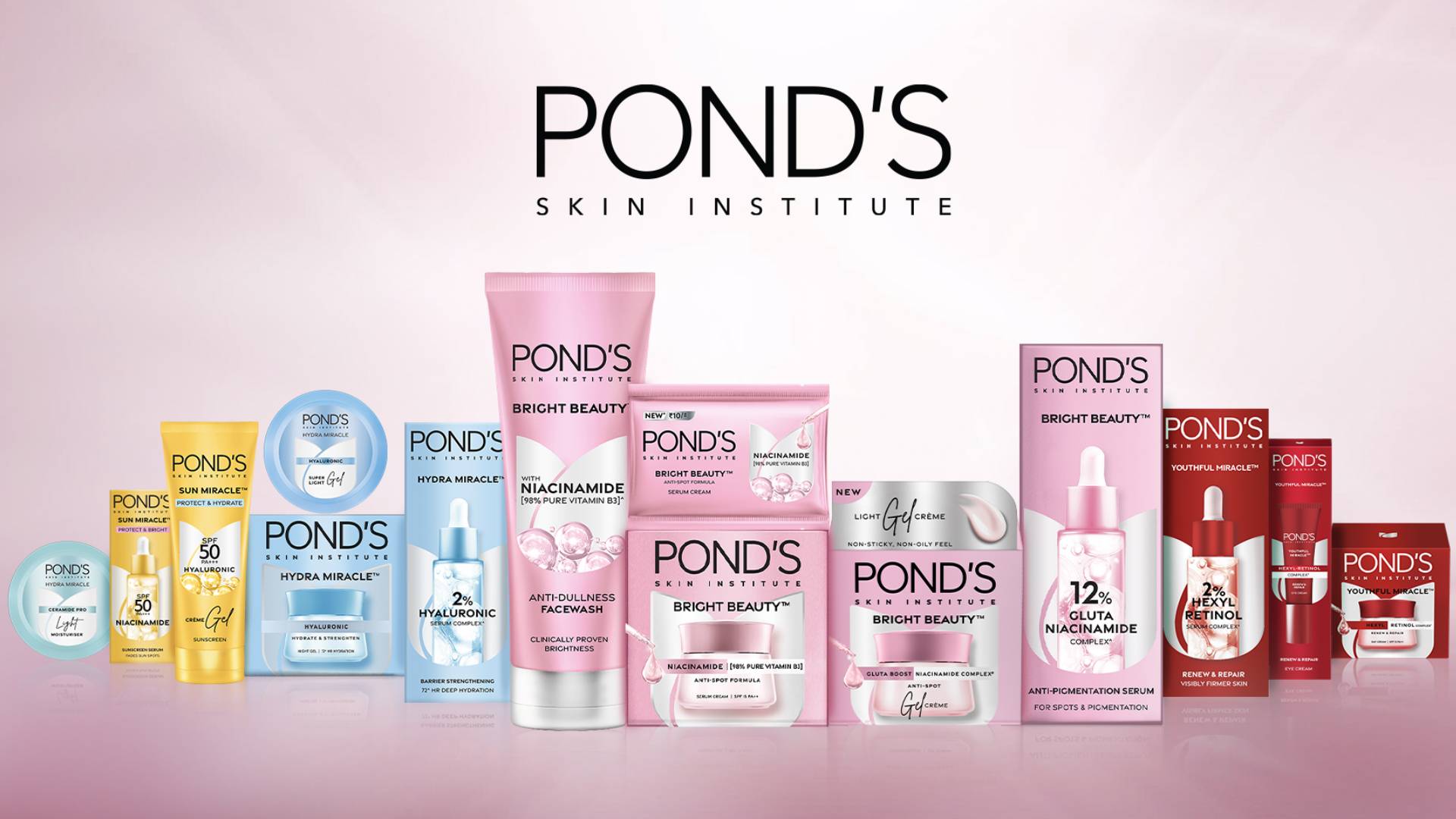 Pond’s Skin Institute product range
