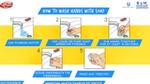 alt="How to wash hands with soap"