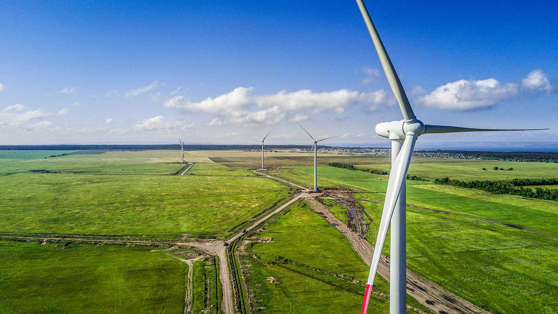 Wind turbines in Russia