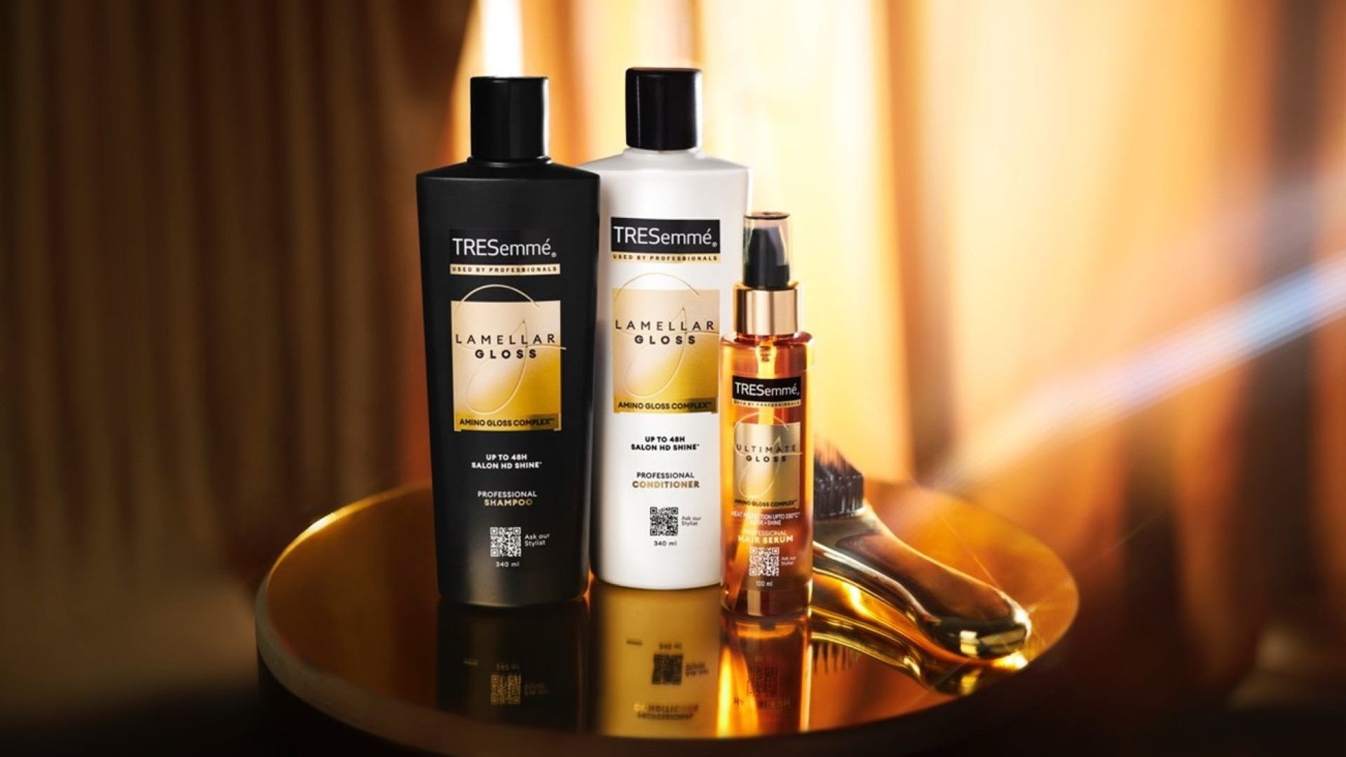 TRESemmé Lamellar Gloss Range.