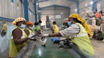 A group of women working in a factory