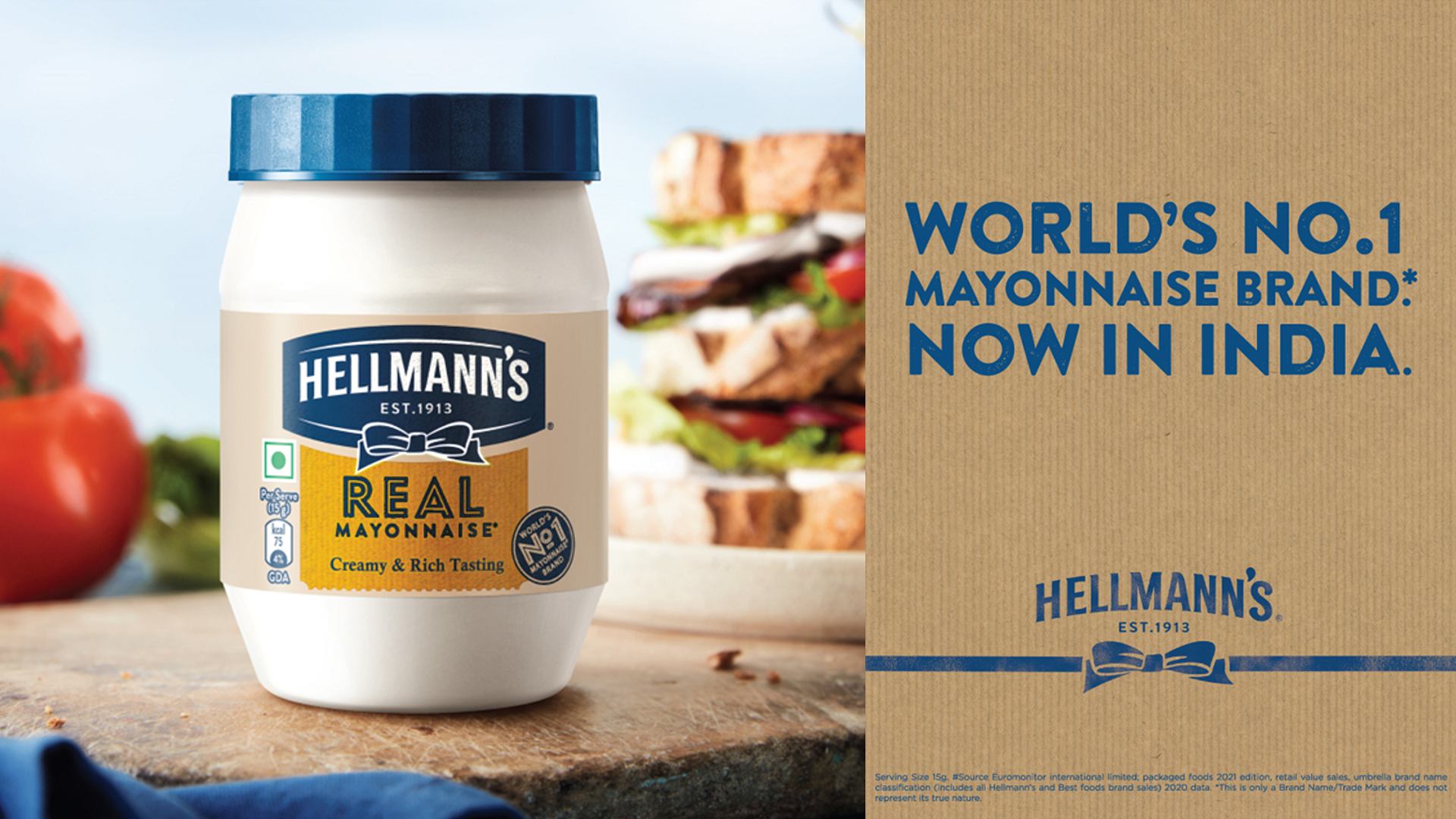 The worlds no1 mayo brand