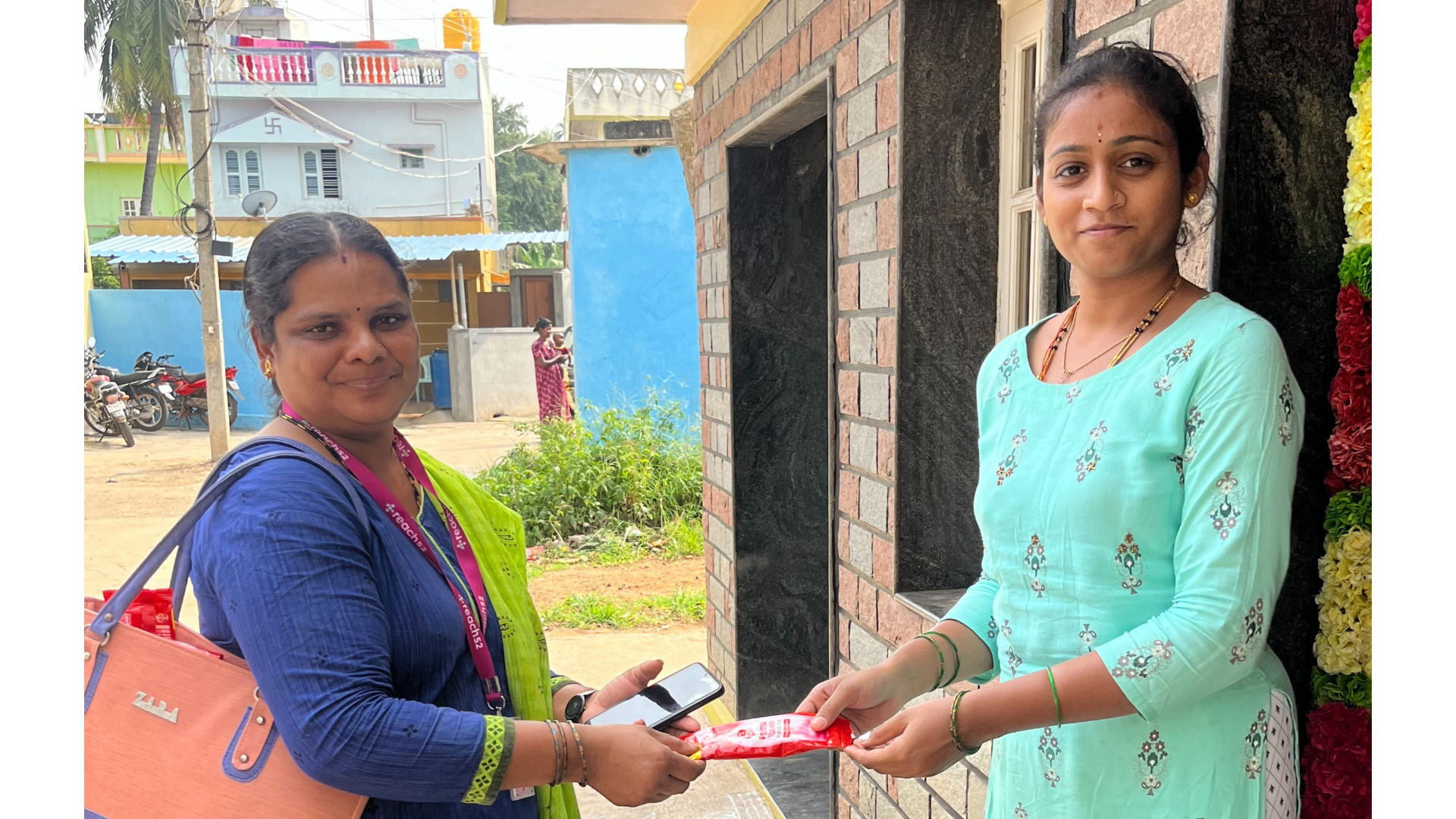 An image of two women from TRANSFORM initiative