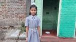 Shweta beside toilet